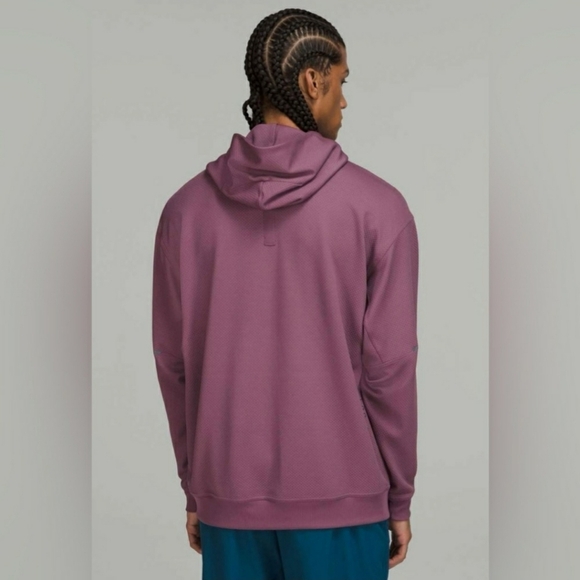Lululemon Relaxed Fit Training Hoodie Mens Sz M Vintage Plum - Picture 2 of 7